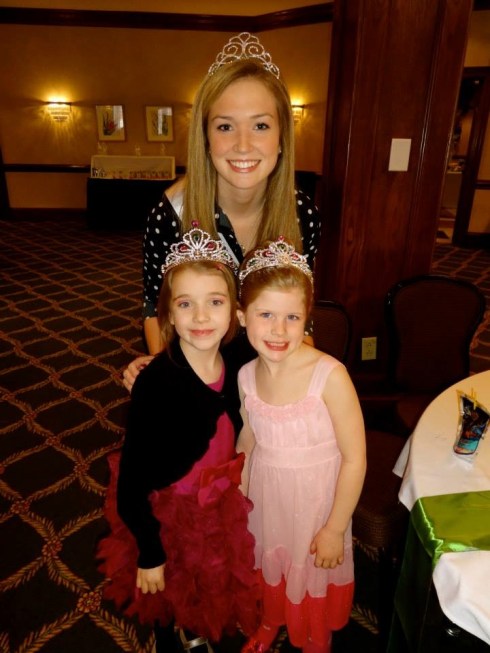 Adrienne and 2 future princesses