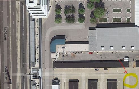 Tech Corner at IMS; visible from space!